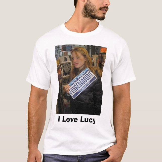 Jag älskar Lucy T Shirt (Framsida)