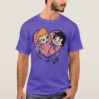 Jag älskar Lucy Tecknad film Kärlekstjej T Shirt