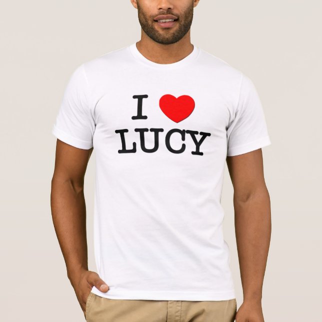 Jag älskar Lucy Tee Shirt (Framsida)