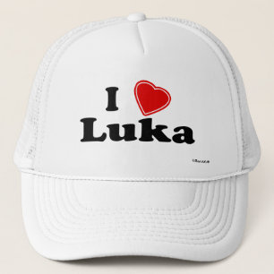 Jag älskar Luka Truckerkeps