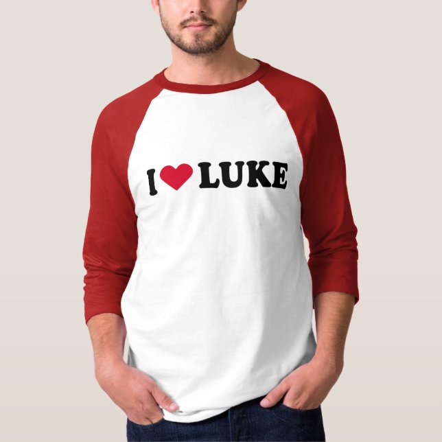 JAG ÄLSKAR LUKE TEE (Framsida)