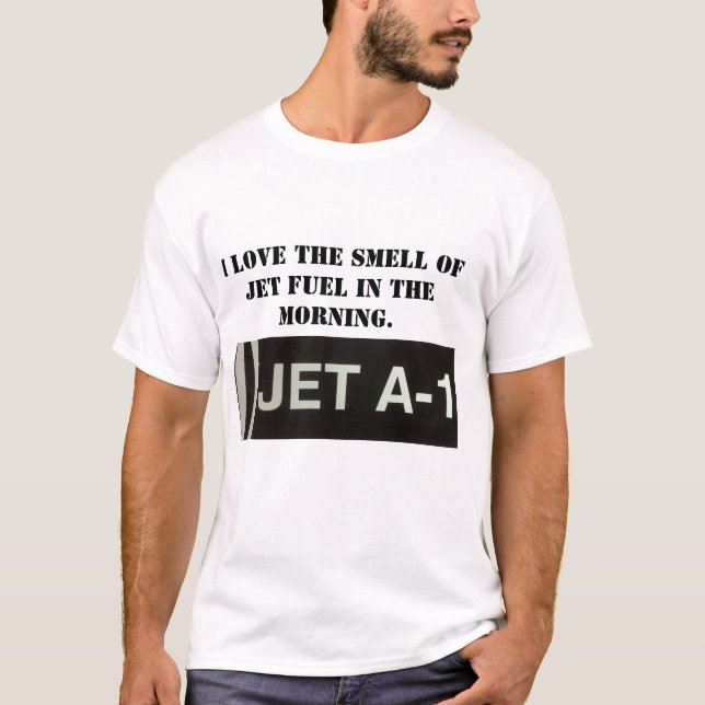 Jag älskar lukten av jeten tankar T-tröja T-shirt (Framsida)
