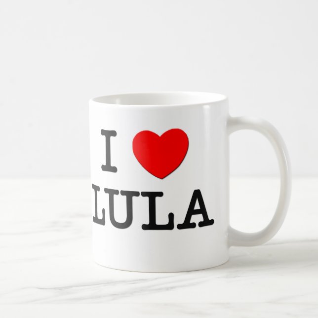 Jag älskar Lula Kaffemugg (Höger)