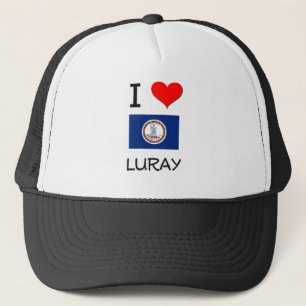 Jag älskar Luray Virginia Truckerkeps