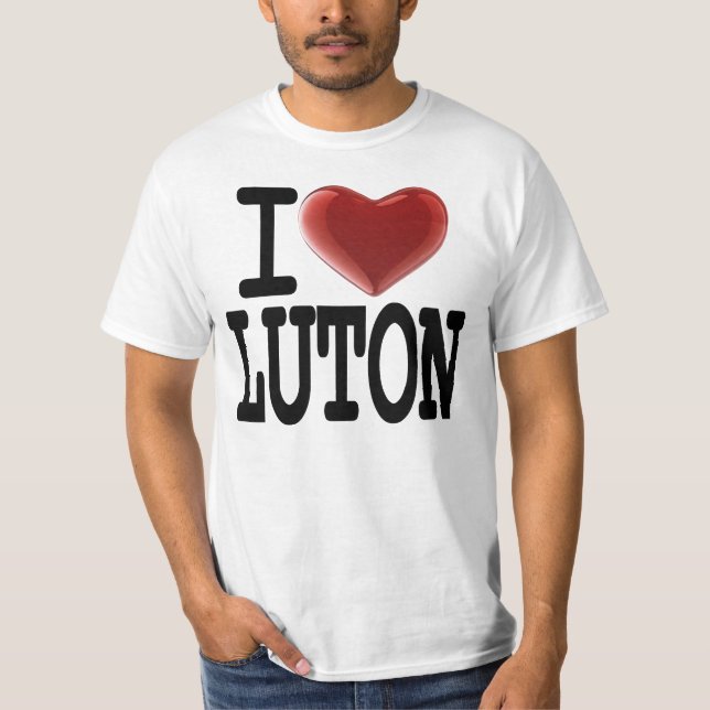 Jag älskar LUTON Tee Shirt (Framsida)