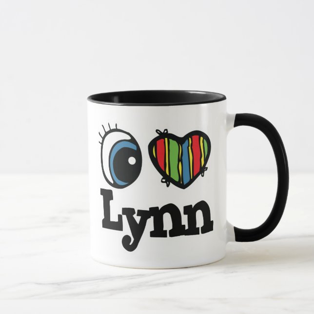 Jag älskar Lynn Mugg (Höger)
