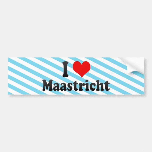 Jag älskar Maastricht, Nederländerna Bildekal (Framsidan)