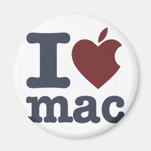 Jag älskar Mac Magnet