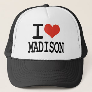 Jag älskar Madison Truckerkeps