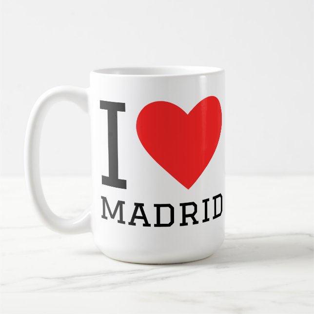 Jag älskar madrid kaffemugg (Vänster)