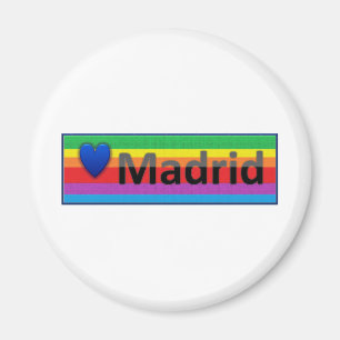 Jag älskar Madrid Magnet