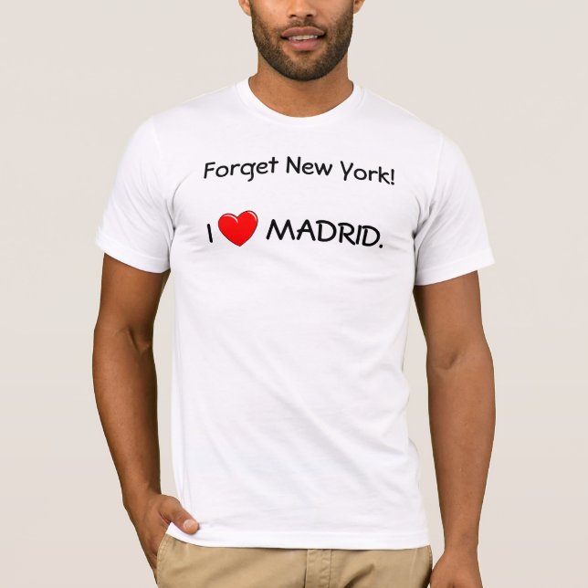 JAG ÄLSKAR MADRID TEE SHIRT (Framsida)
