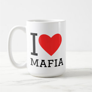 Jag älskar maffia kaffemugg