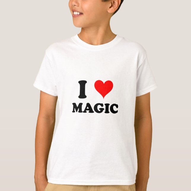 Jag älskar magi tee (Framsida)
