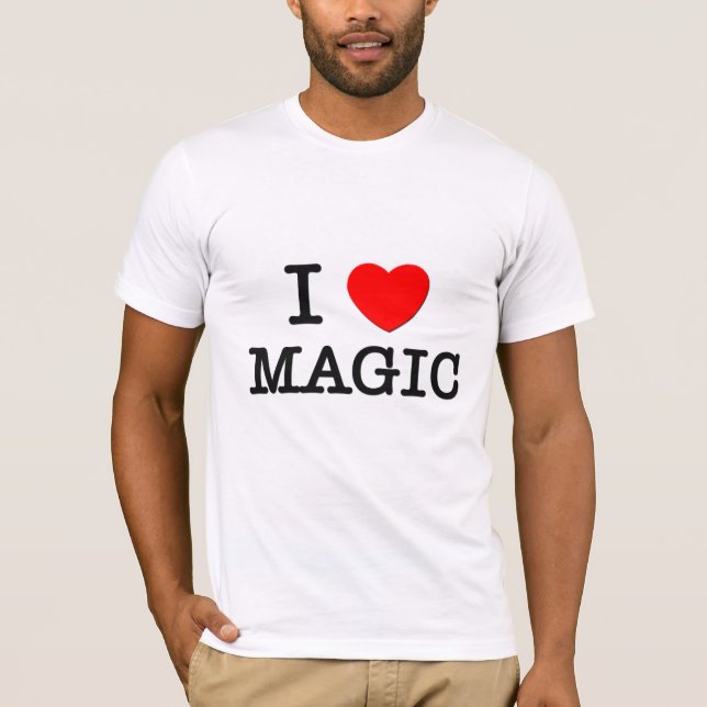 Jag älskar magi tee shirt (Framsida)