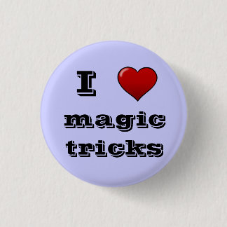 Jag älskar magiska trick knäppas knapp