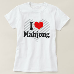 Jag älskar Mahjong T Shirt