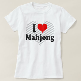 Jag älskar Mahjong T Shirt