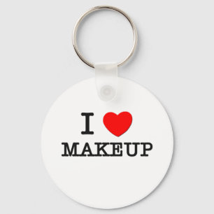 Jag älskar Makeup Nyckelring