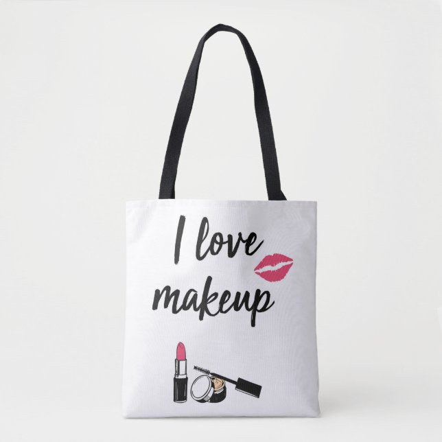 Jag älskar Makeup Tygkasse (Framsida)
