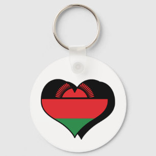 Jag älskar Malawi Nyckelring