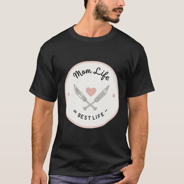 Jag älskar mamma blomsterkrans t shirt (Framsida)