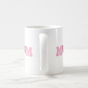 Jag älskar mamma fjäril rosa kaffemugg