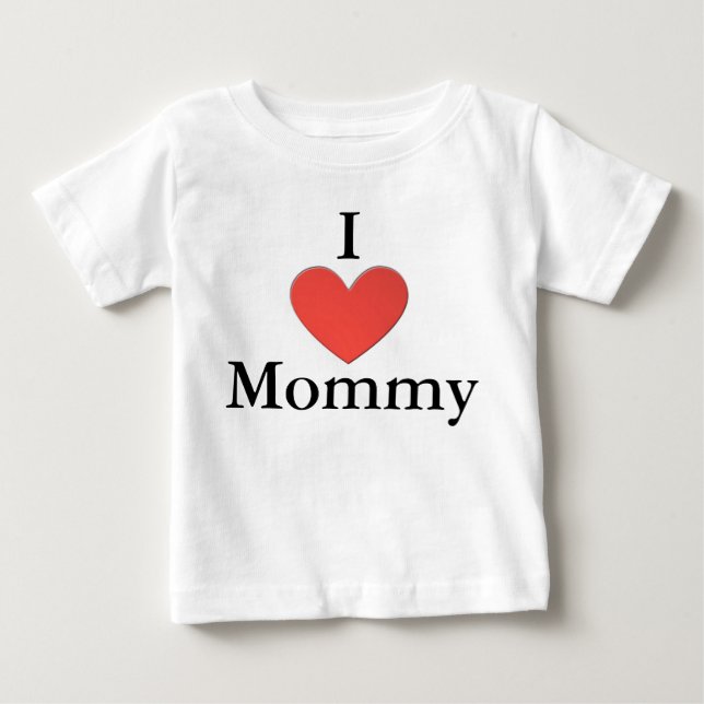 Jag älskar Mamma One Piece T Shirt (Framsida)