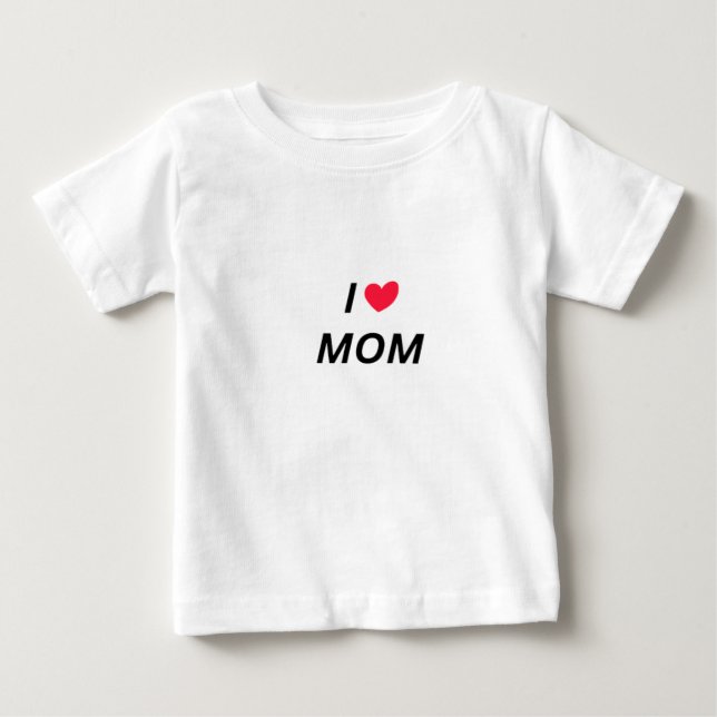 Jag älskar mamma t-shirt  (Framsida)