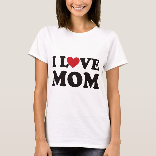 Jag älskar mamman tee (Framsida)
