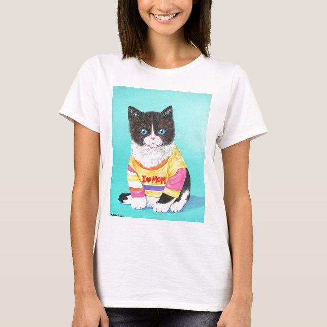 Jag älskar mamman tee shirt (Framsida)