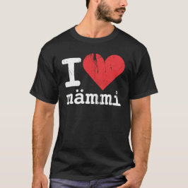 Jag älskar Mämmi Basic Mörk T-shirt
