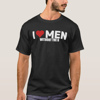 jag älskar män utan n jag älskar män utan n t shirt