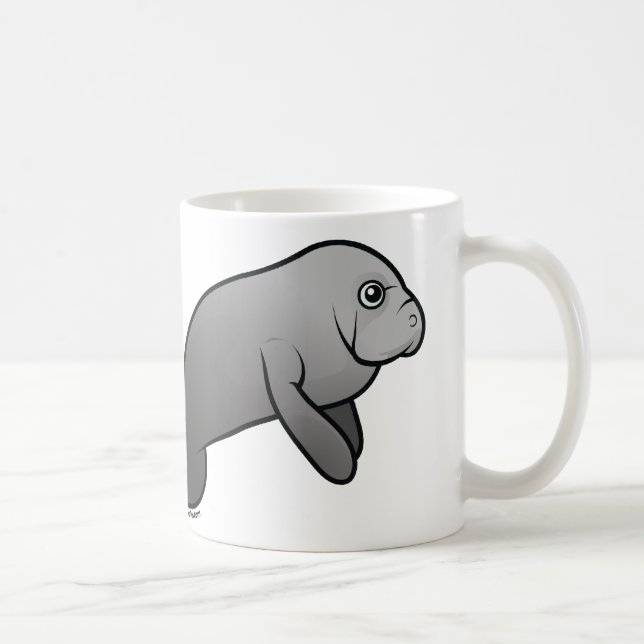Jag älskar Manatees Kaffemugg (Höger)
