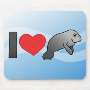 Jag älskar Manatees Musmatta