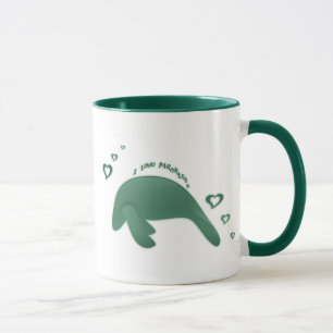 Jag älskar Manateesmuggen Mugg