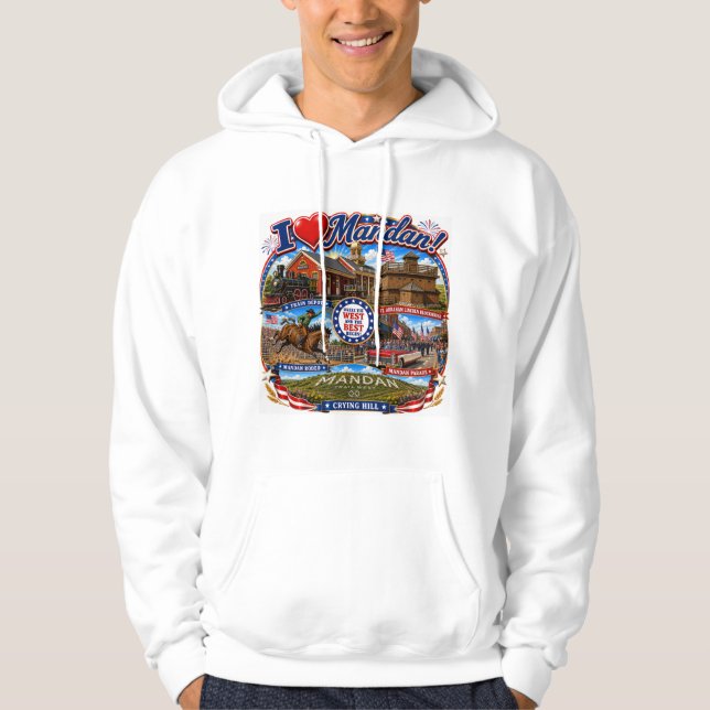 Jag ÄLSKAR Mandan Sweatshirt (Framsida)