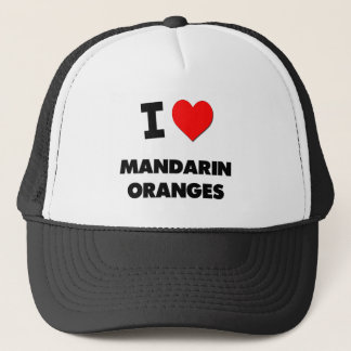Jag älskar Mandarinorangar Truckerkeps