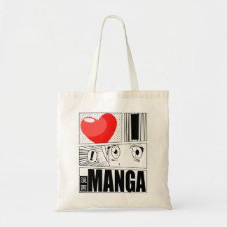 JAG ÄLSKAR MANGA-toto hänger lös Tygkasse