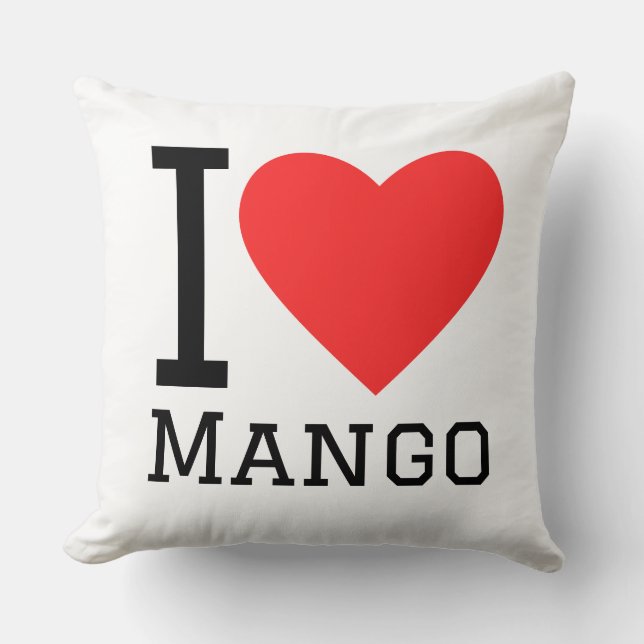 Jag älskar mango kudde (Framsida)