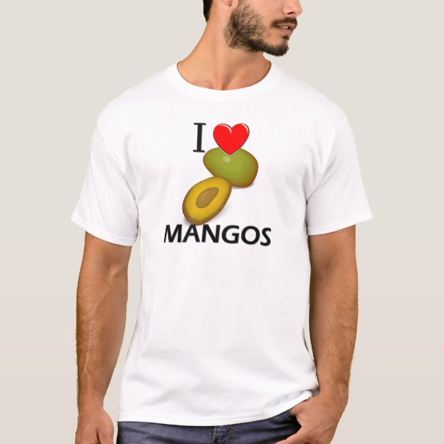 Jag älskar mango tee shirt (Framsida)