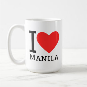 Jag älskar Manila Kaffemugg