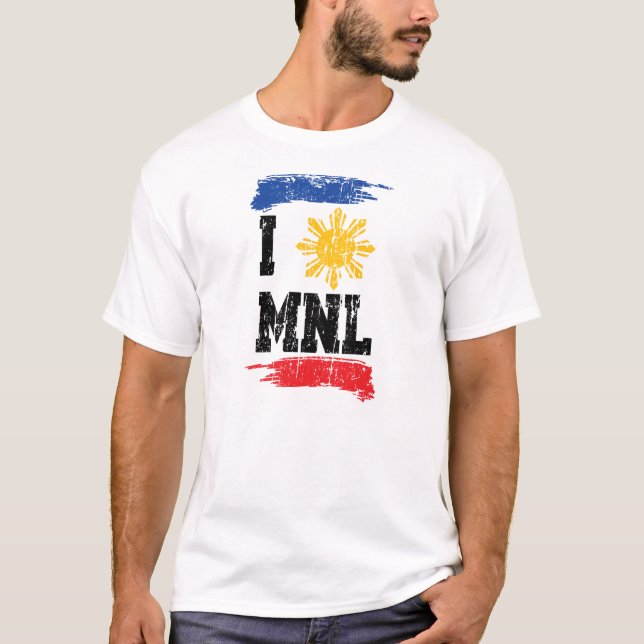 Jag älskar Manila T Shirt (Framsida)