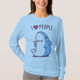 Jag älskar människor t shirt
