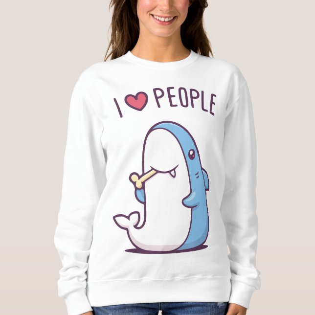 Jag älskar människor t shirt (Framsida)
