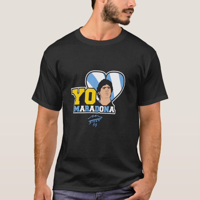 Jag älskar Maradona T Shirt (Framsida)