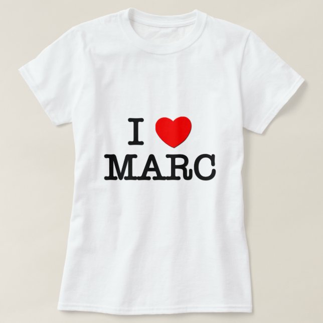 Jag älskar Marc Tee Shirt (Design framsida)