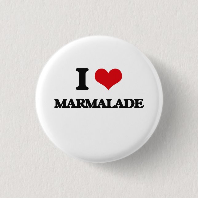 Jag älskar Marmalade Knapp (Framsida)