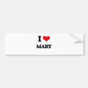 Jag älskar Mary Bildekal