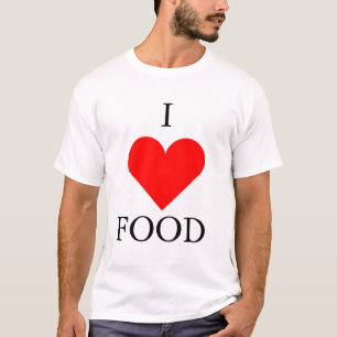 Jag älskar mat t shirt